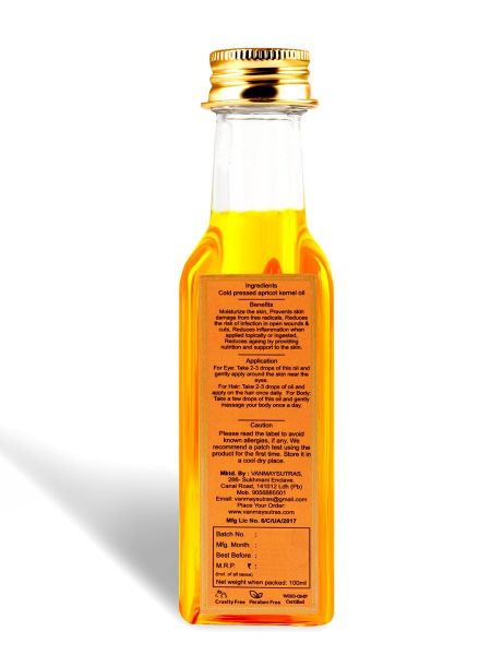 VIRGIN COLD PRESSED - APRICOT KERNEL OIL