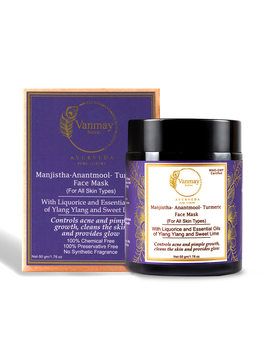 MANJISTHA-ANANTMOOL-TURMERIC - FACE MASK