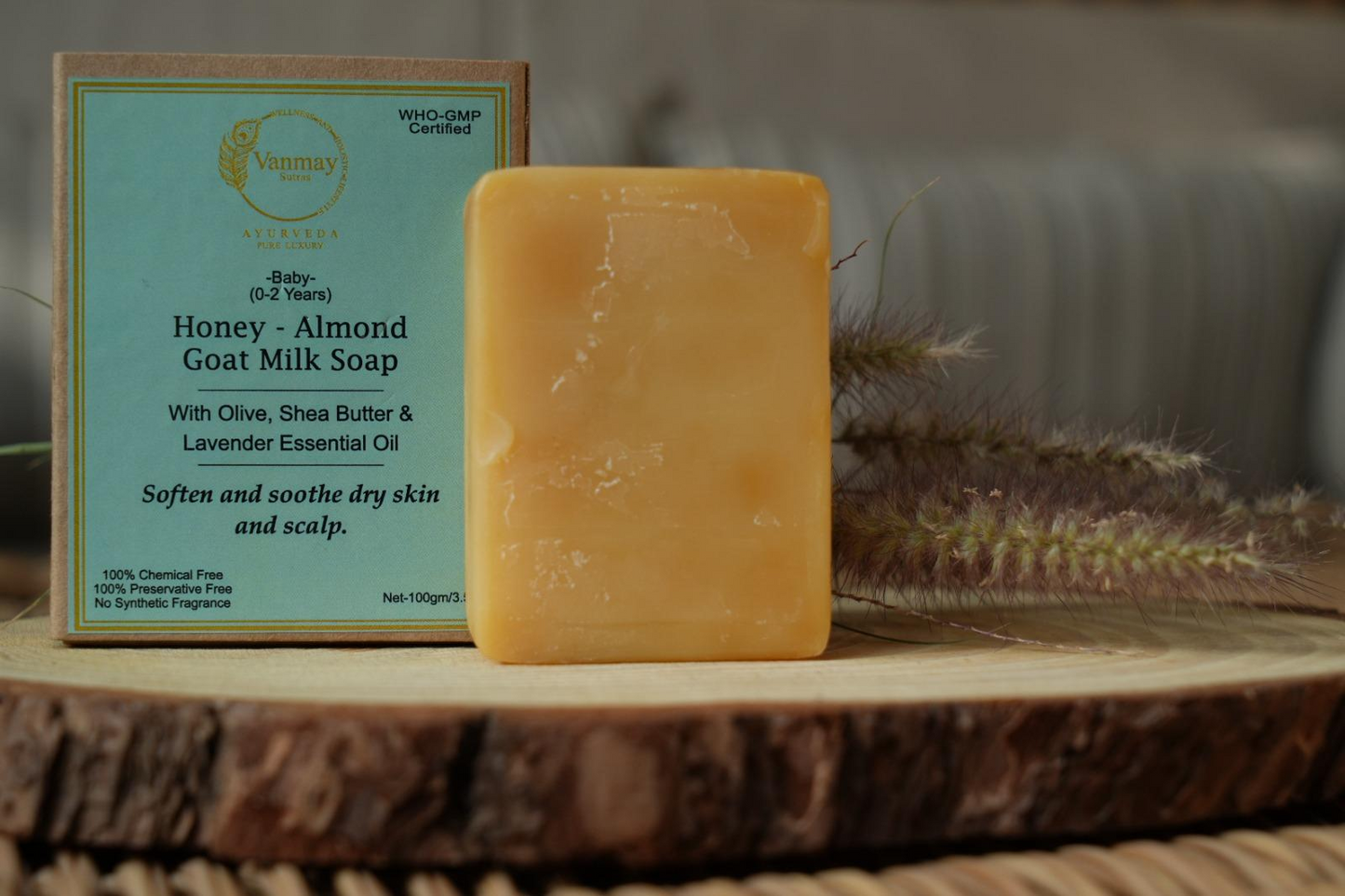 HONEY-ALMOND - GOAT MILK SOAP