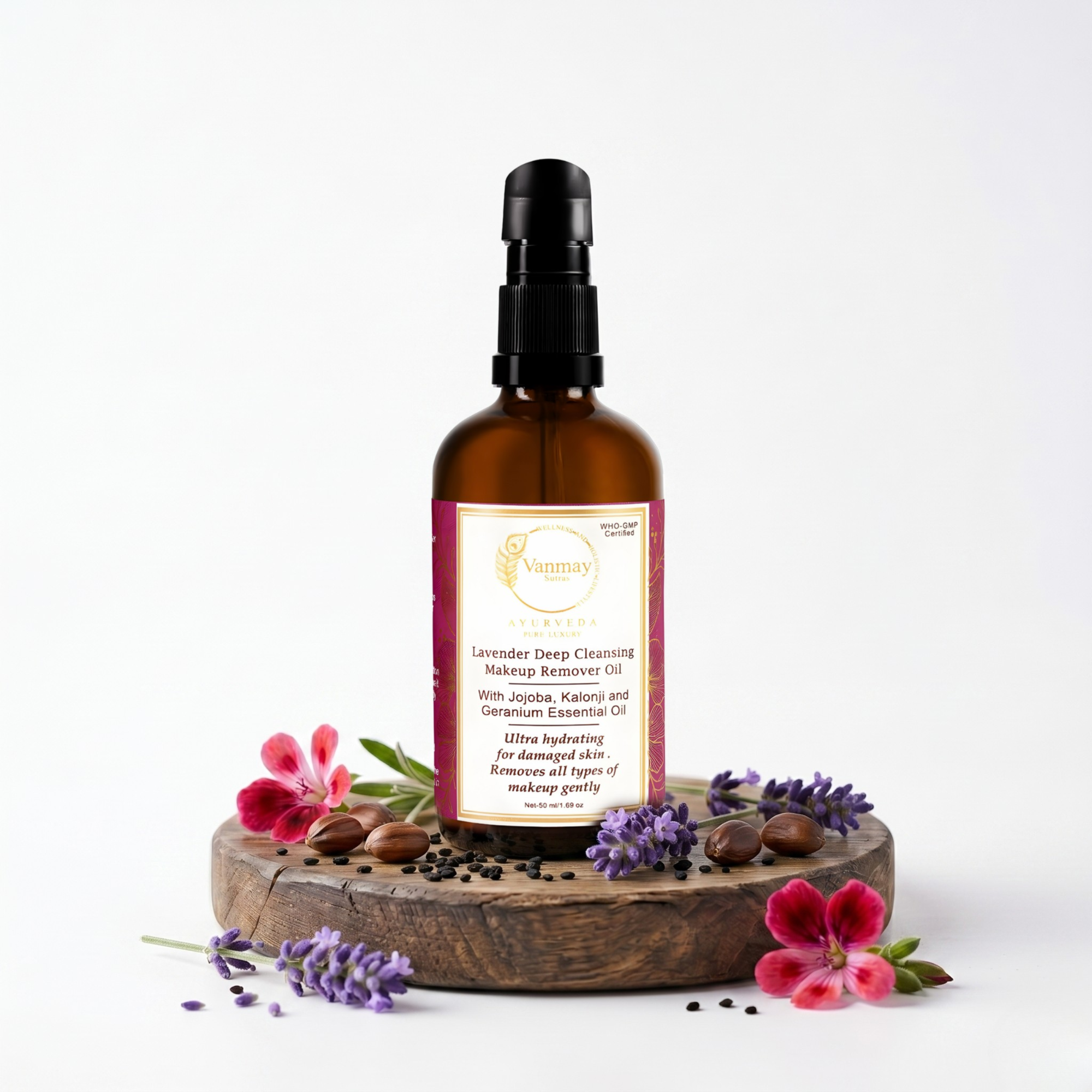 Image of Lavender Deep Cleansing Makeup Remover Oil - A complete skincare ritual