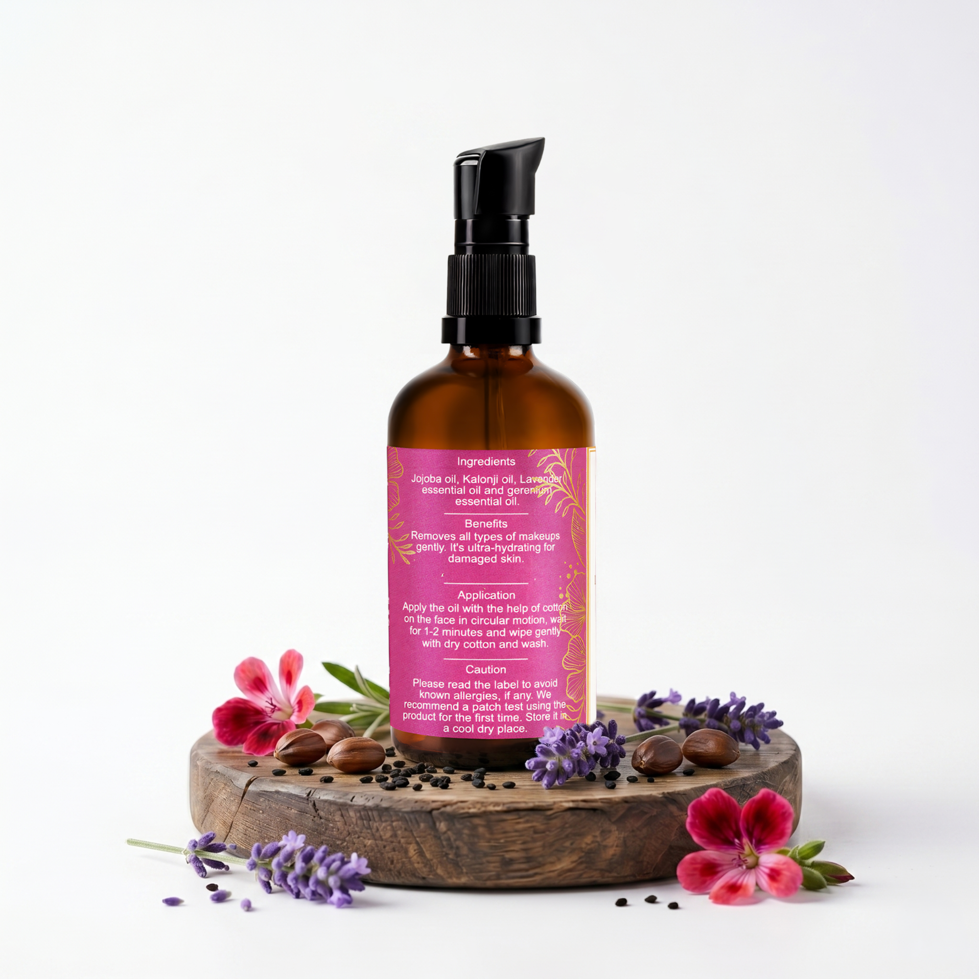 Image of Lavender Deep Cleansing Makeup Remover Oil - A complete skincare ritual