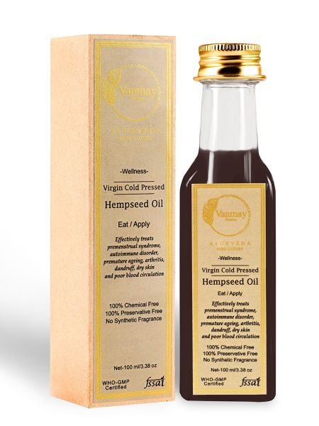 VIRGIN COLD PRESSED - HEMPSEED OIL - EAT/APPLY