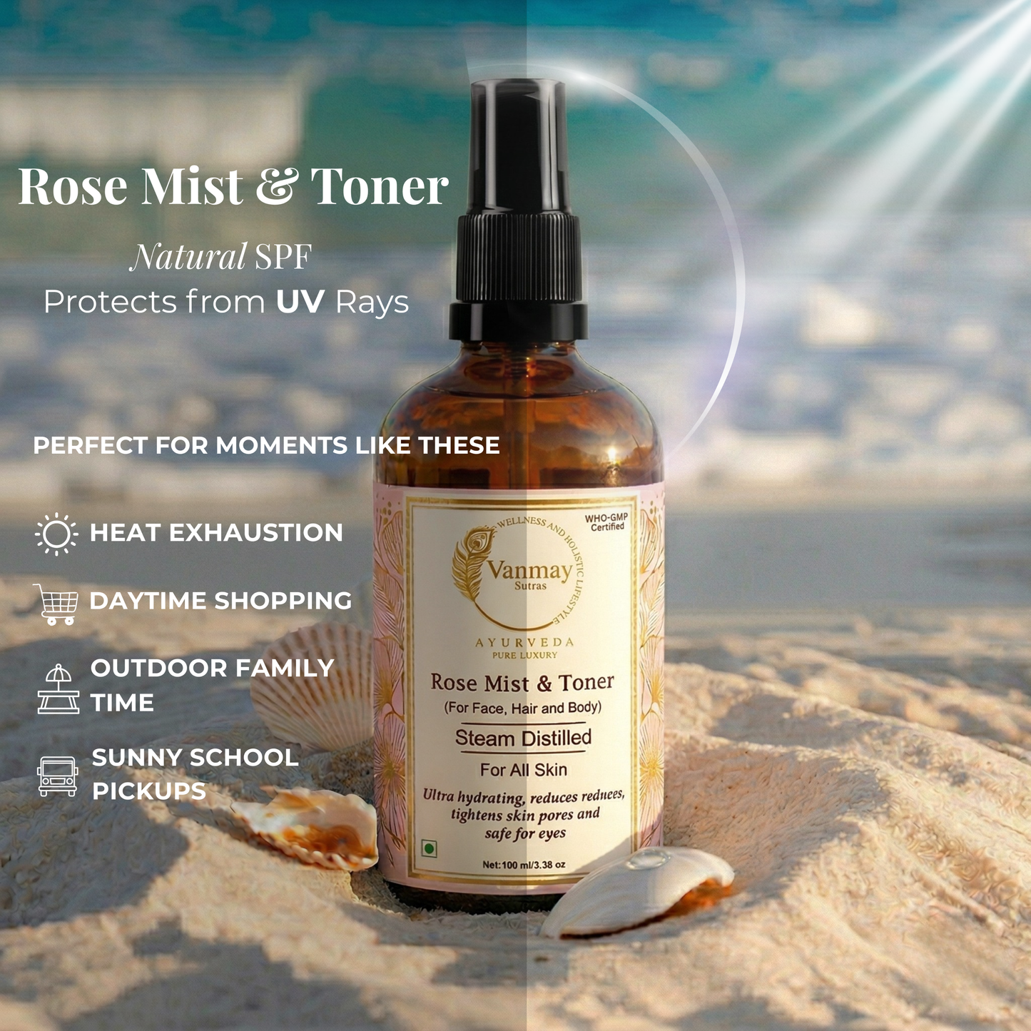 ROSE MIST & TONER -  EDIBLE | ORGANIC| PURE