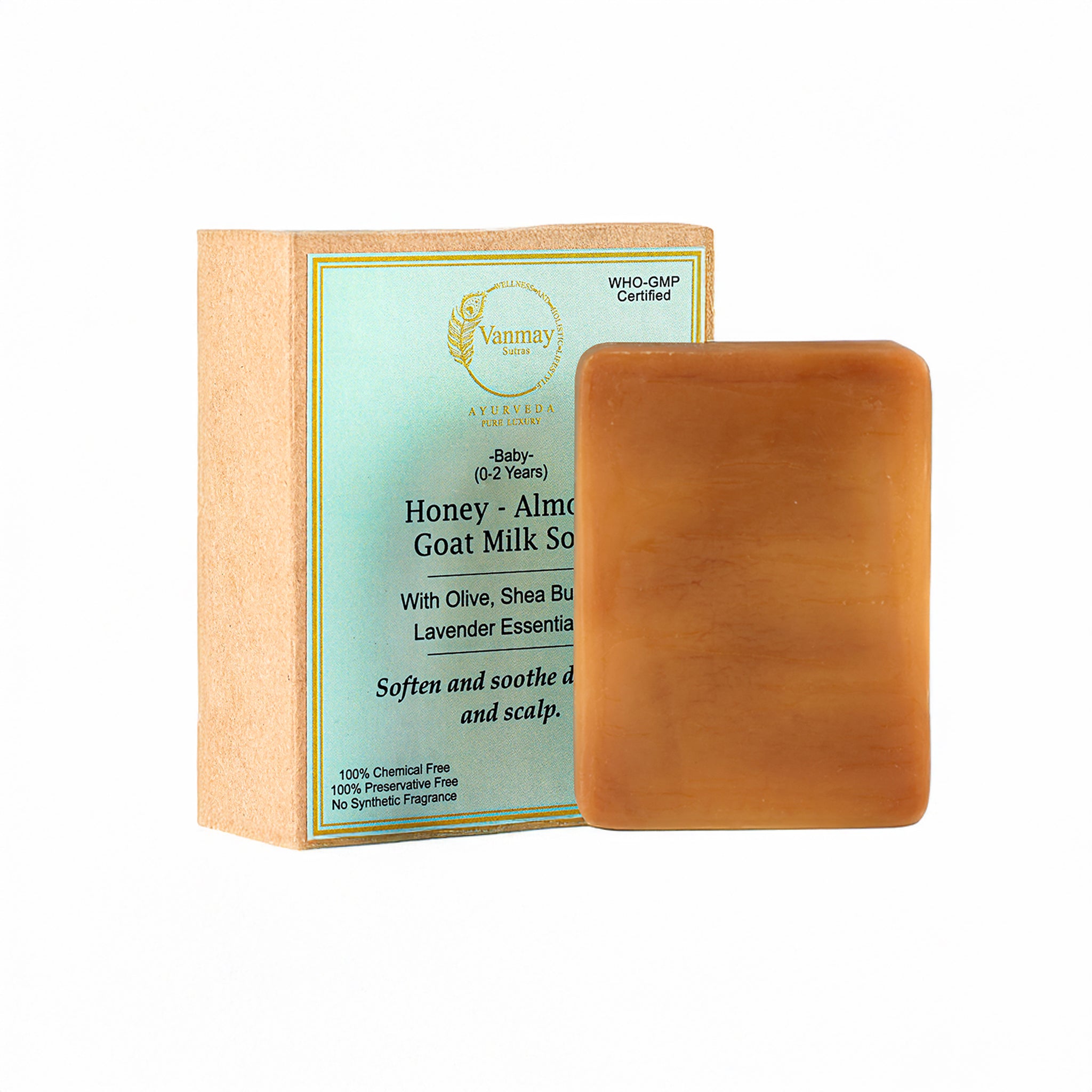 Image of HONEY-ALMOND - GOAT MILK SOAP