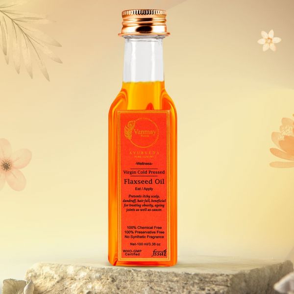 Image of VIRGIN COLD PRESSED - FLAXSEED OIL