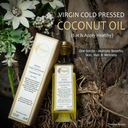 VIRGIN COLD PRESSED - COCONUT OIL - EAT/APPLY