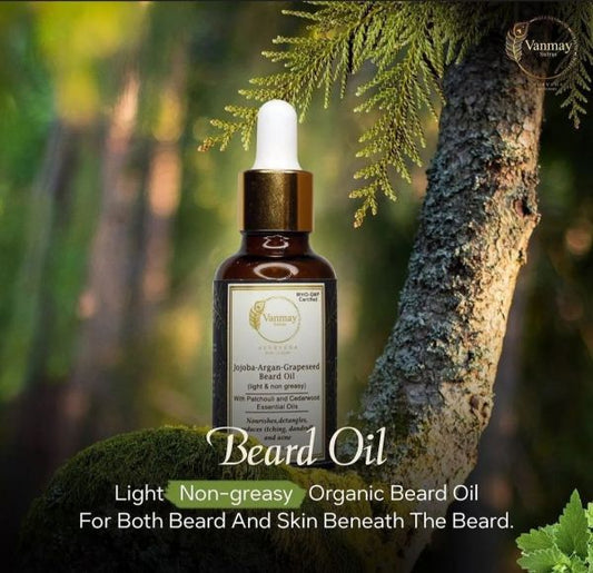 JOJOBA-ARGAN-GRAPESEED - BEARD OIL