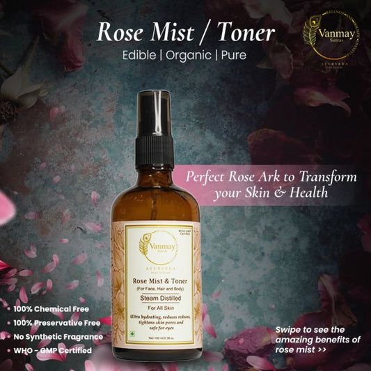 ROSE MIST & TONER -  EDIBLE | ORGANIC| PURE