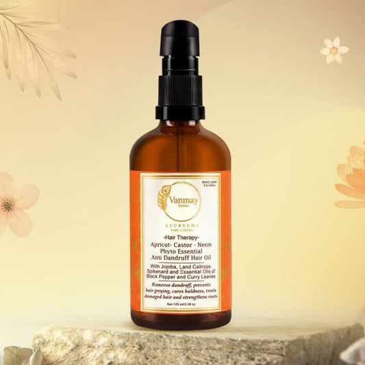 APRICOT-CASTOR-NEEM PHYTO ESSENTIAL - ANTI DANDRUFF HAIR OIL