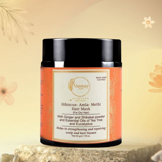 HIBISCUS-AMLA-METHI - HAIR MASK - FOR DRY HAIR