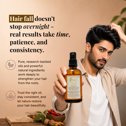 Best Hair fall  Control oil for regrowth with Babchi, Walnut & Pepper Extracts