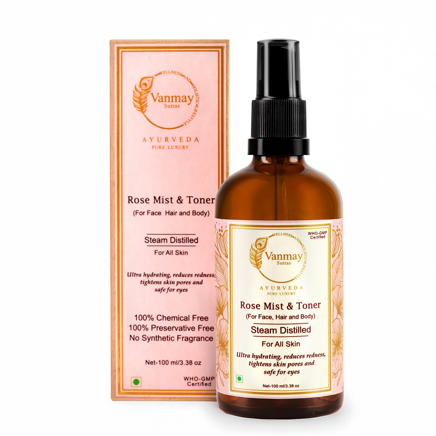 ROSE MIST & TONER -  EDIBLE | ORGANIC| PURE