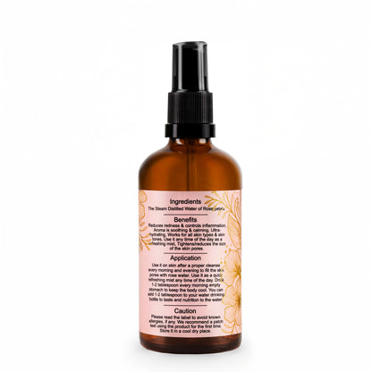 ROSE MIST & TONER -  EDIBLE | ORGANIC| PURE