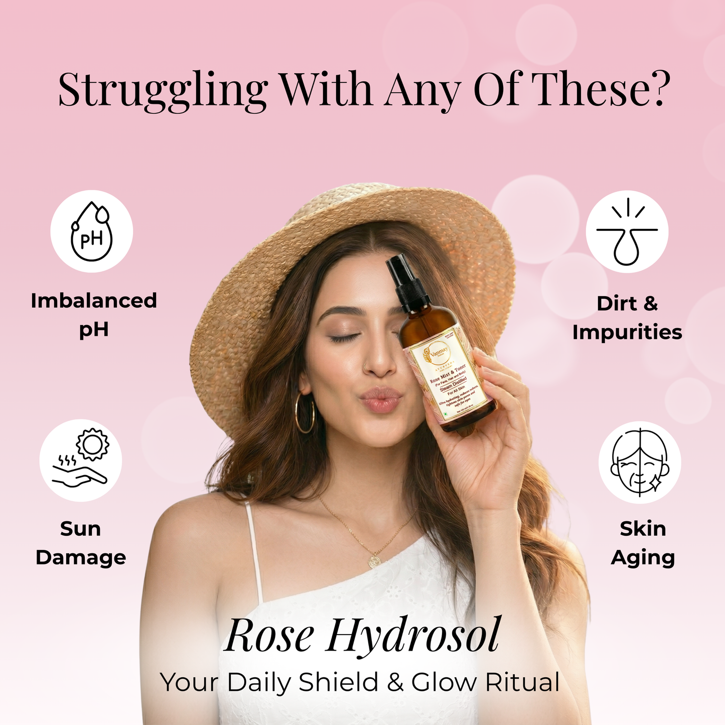 ROSE MIST & TONER -  EDIBLE | ORGANIC| PURE