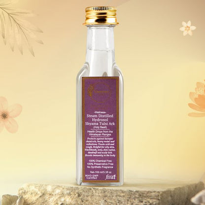 Steam Distilled Hydrosol - SHYAMA TULSI ARK