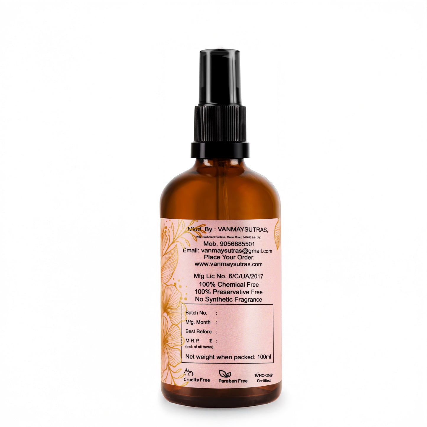 ROSE MIST & TONER -  EDIBLE | ORGANIC| PURE