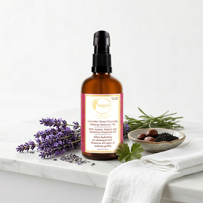 Lavender Deep Cleansing Makeup Remover Oil - A complete skincare ritual