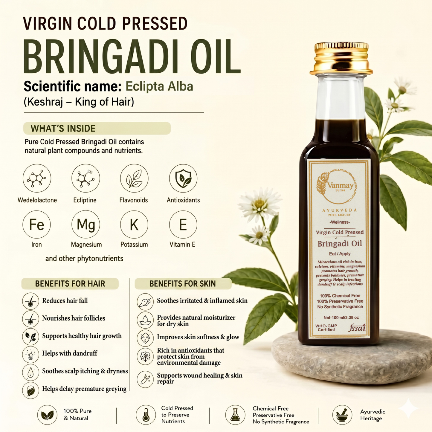 VIRGIN COLD PRESSED - BRINGADI OIL