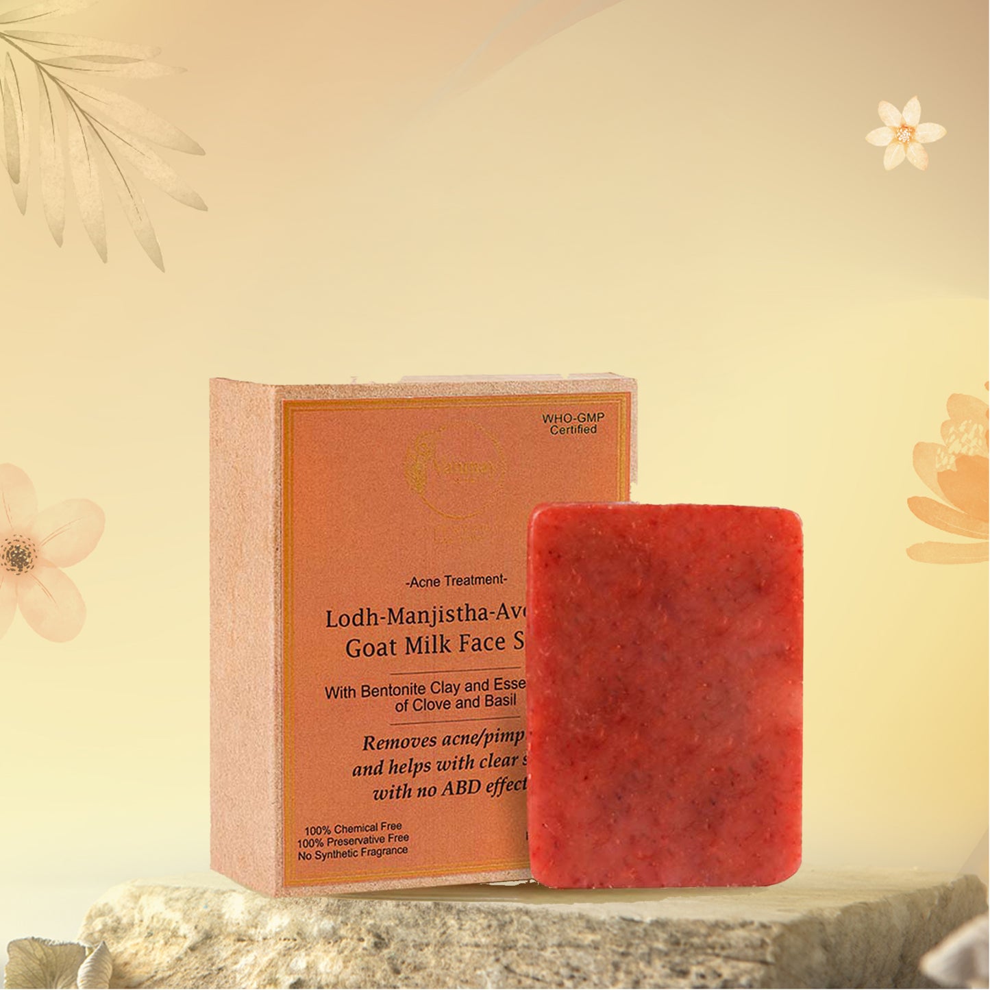 LODH-MANJISTHA-AVOCADO - GOAT MILK FACE SOAP (ACNE TREATMENT )