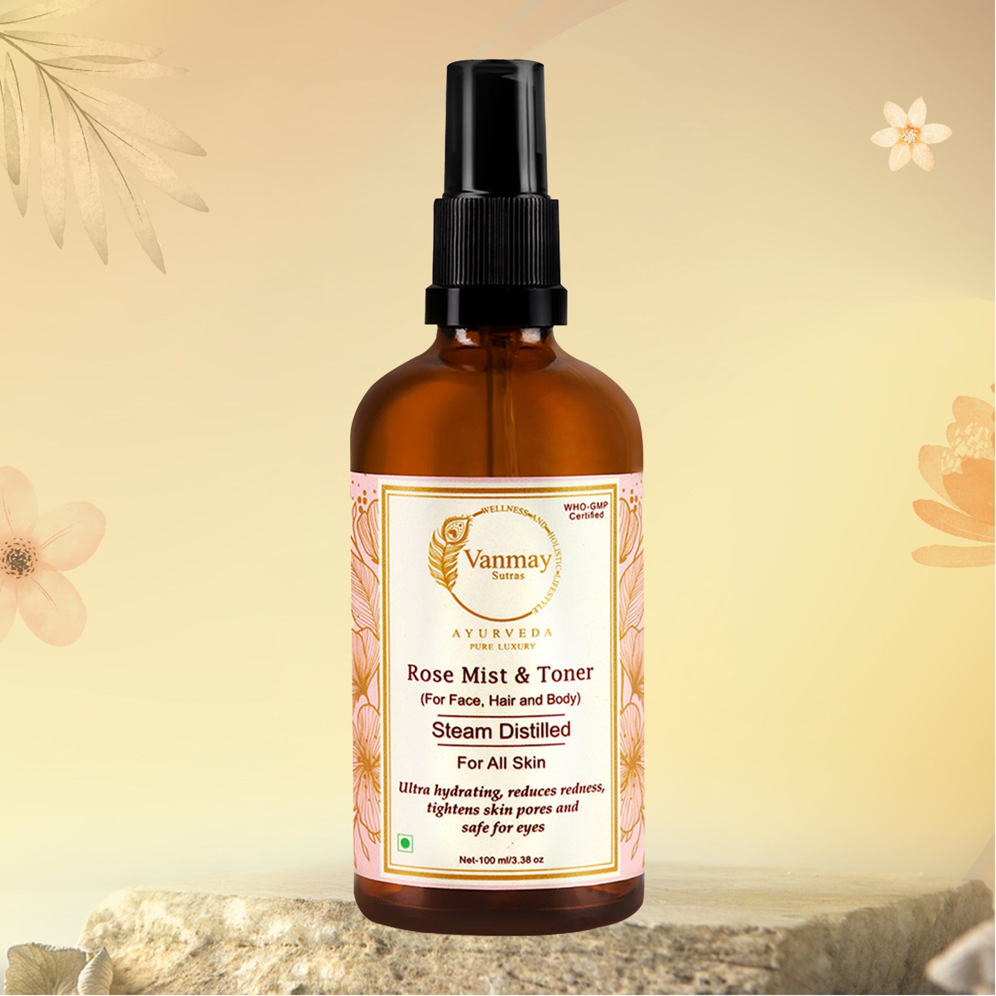 Image of ROSE MIST & TONER -  EDIBLE | ORGANIC| PURE