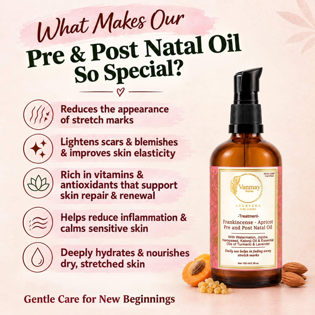 FRANKINCENSE-APRICOT - PRE & POST NATAL OIL