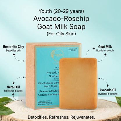 AVOCADO-ROSEHIP - GOAT MILK SOAP