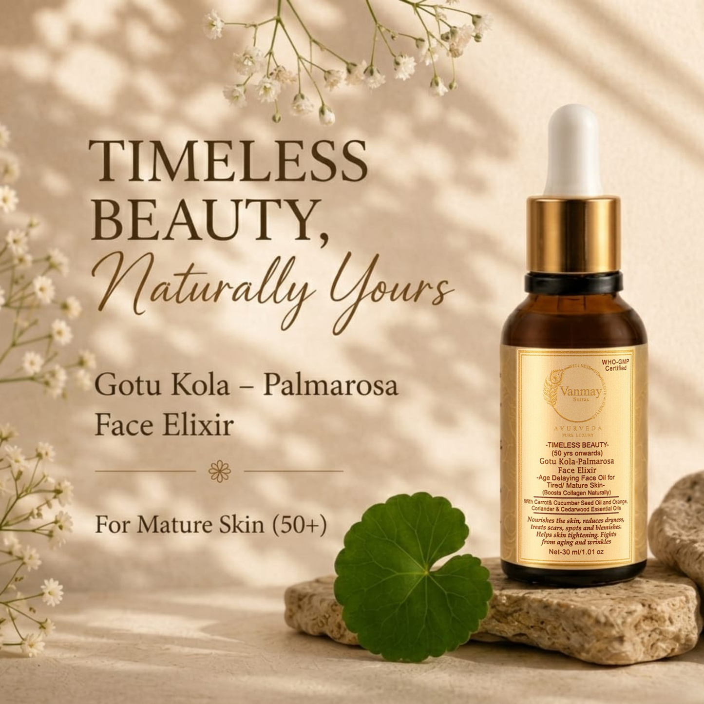 GOTU KOLA-PALMAROSA - FACE ELIXIR