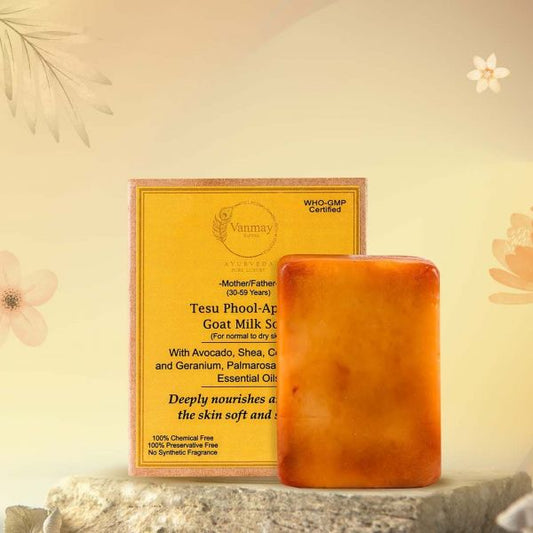 TESU PHOOL-APRICOT -  GOAT MILK SOAP