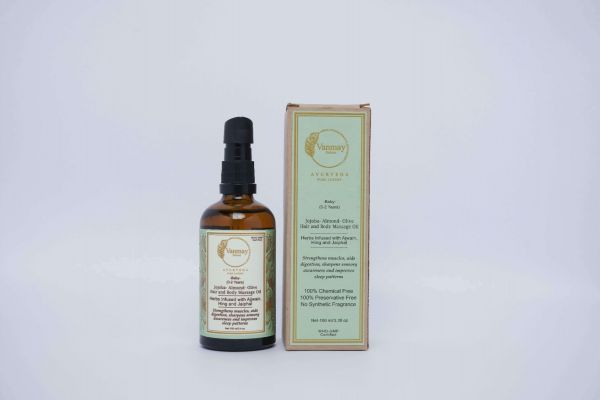 Image of JOJOBA-ALMOND-OLIVE - HAIR & BODY MASSAGE OIL