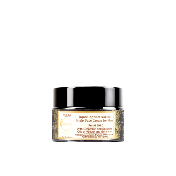 Jojoba-Apricot-Kokum - NIGHT FACE CREAM FOR MEN