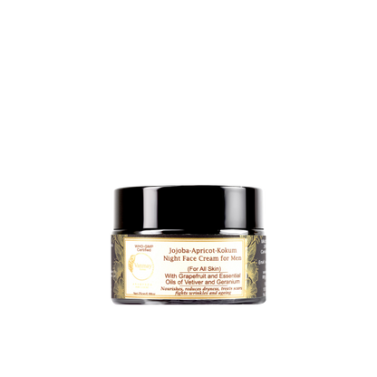 Jojoba-Apricot-Kokum - NIGHT FACE CREAM FOR MEN