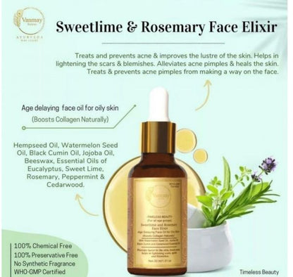 SWEETLIME AND ROSEMARY -  FACE ELIXIR