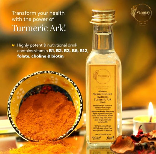 Steam Distilled Hydrosol - TURMERIC ARK