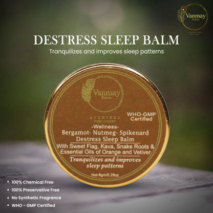 BERGAMOT-NUTMEG-SPIKENARD - DESTRESS SLEEP BALM